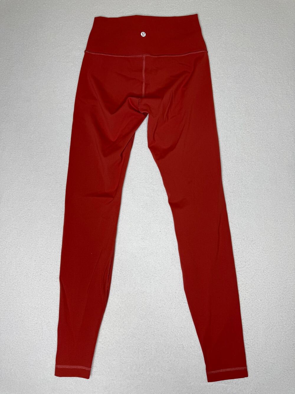 Lululemon High Rise Leggings Rust Red Workout Yoga Pants Women’s 6
